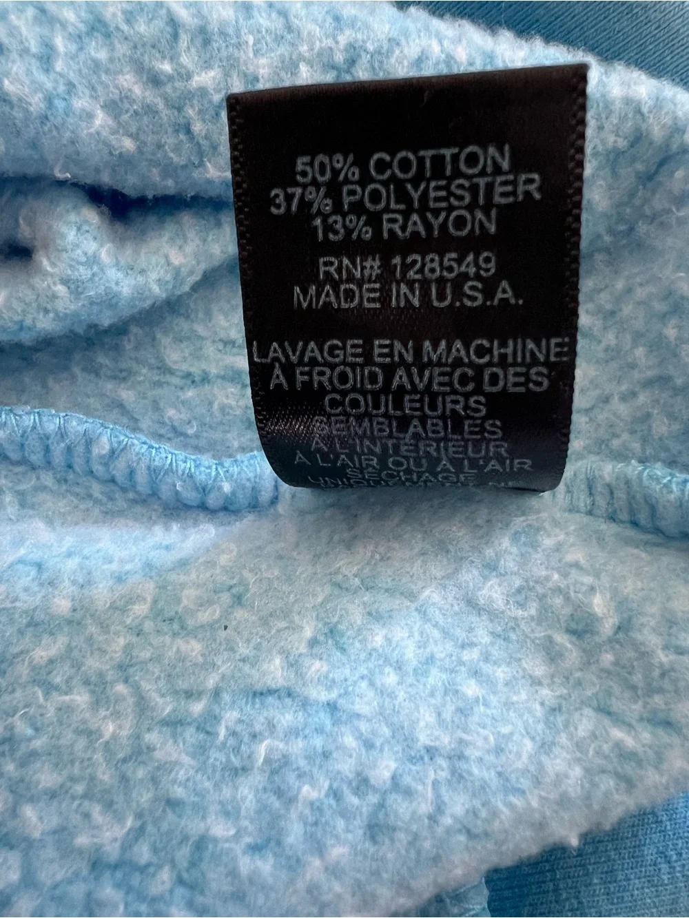 Aviator Nation Ninja Hoodie Sky Blue Size M Ultra Soft Cozy Sweatshirt - Picture 11 of 12
